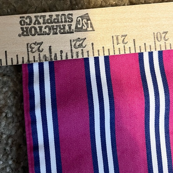 Chico’s No- Iron Pink Striped Button-Up Shirt size L - Picture 8 of 15